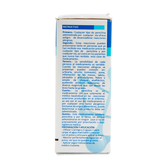 SM Ampicilina 500mg Solución Inyectable – Antibiótico
