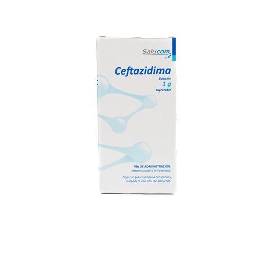 SM Ceftazidima 1g Solución Inyectable – Antibiótico