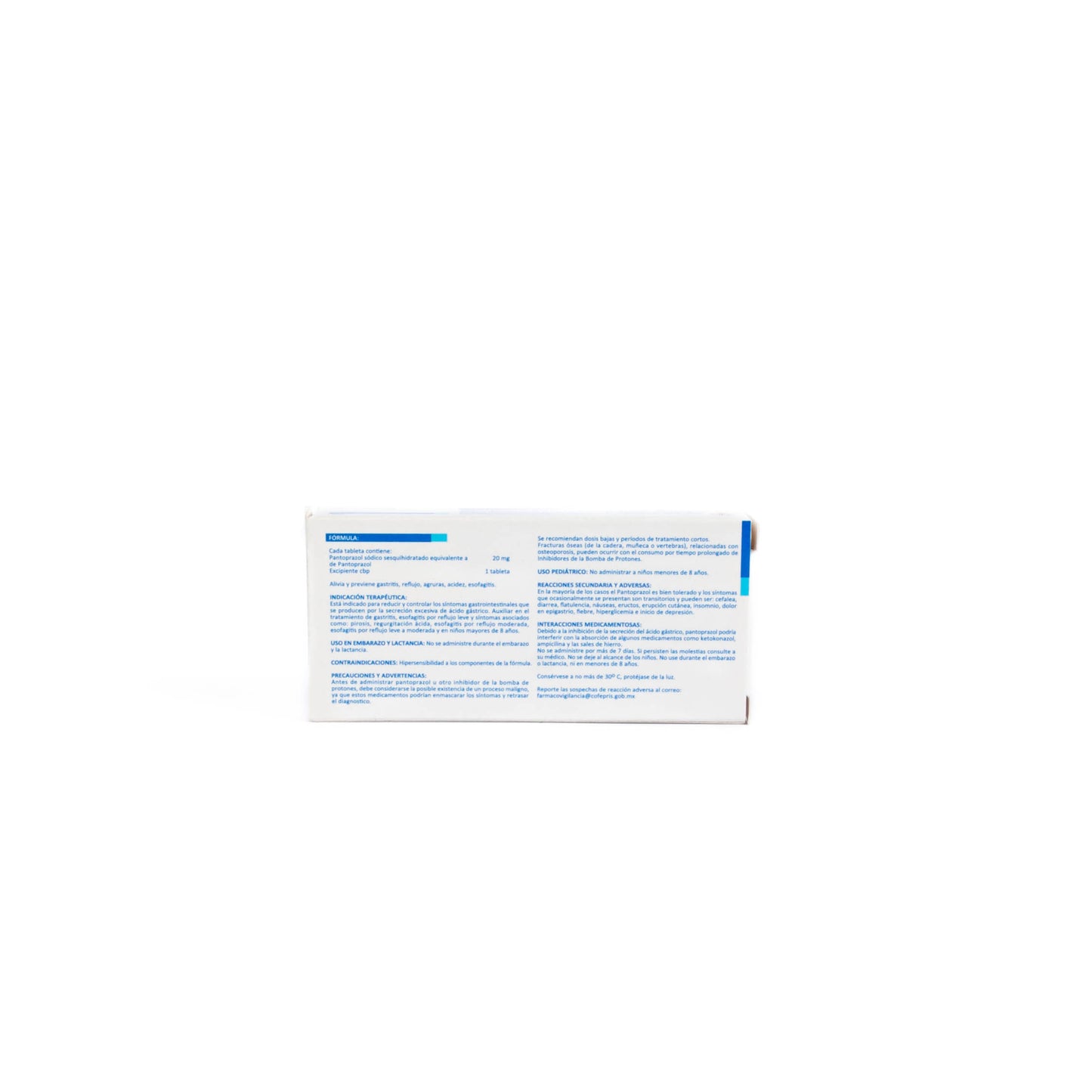 Pantoprazol Tabletas 20mg – Antiácido