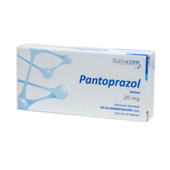 Pantoprazol 20mg caja con 14 Tab.