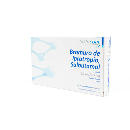 SM Ipratro/Salbu Solución 2.5ml – Broncodilatador