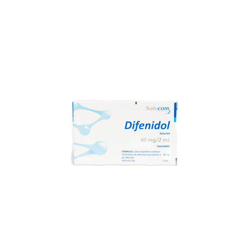 SM Difenidol Solución Inyectable 40 mg/2ml – Antiemético – Farmacia La Paz
