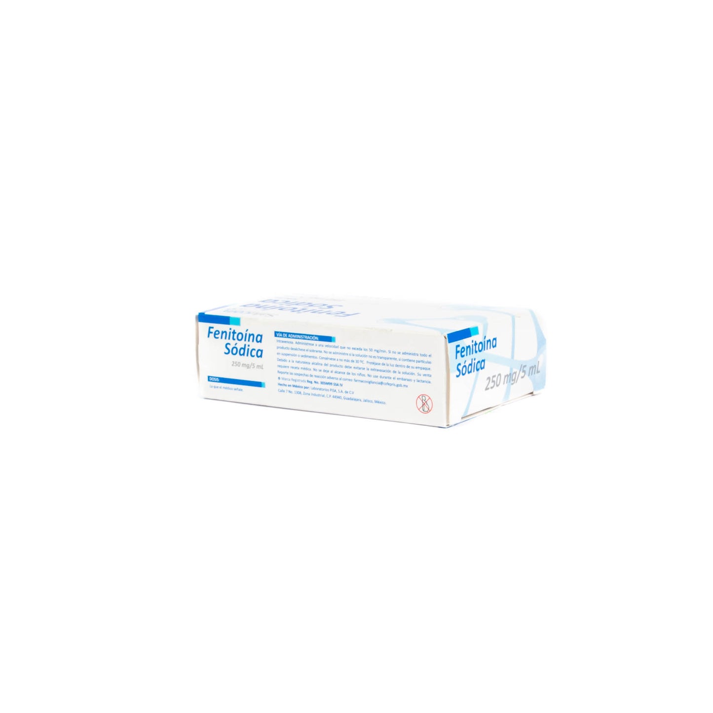 Fenitoína Solución Inyectable 250mg/5ml – Anticonvulsivo