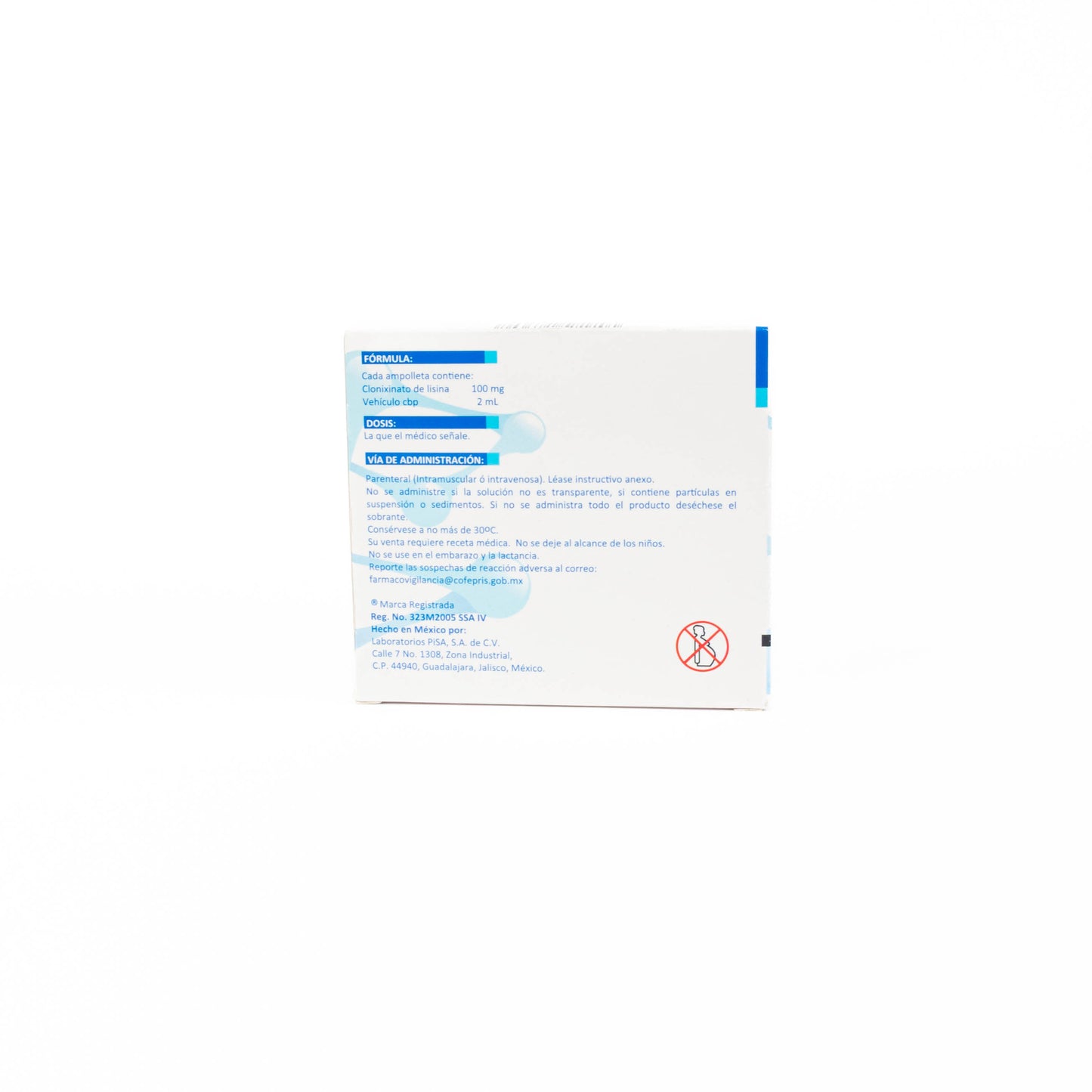 SM Clonixinato Lisin 100mg/2ml – Analgésico