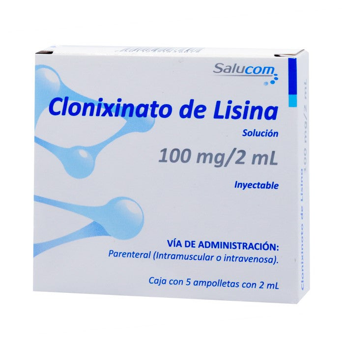 Clonixinato Lisina 100 Mg / 2ml Amp.