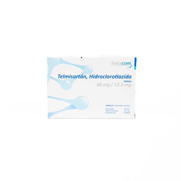 SM TELMI/HCTZ Tabletas 80mg/12.5mg – Antihipertensivo