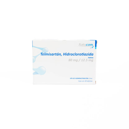 SM TELMI/HCTZ Tabletas 80mg/12.5mg – Antihipertensivo
