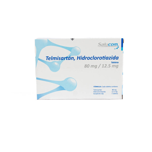 SM TELMI/HCTZ Tabletas 80mg/12.5mg – Antihipertensivo