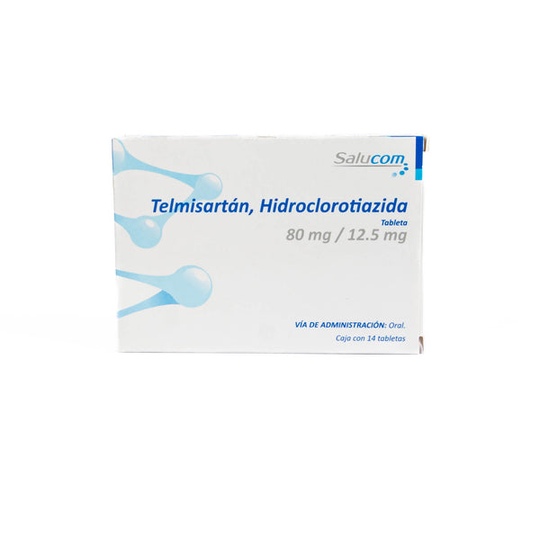 SM TELMI/HCTZ Tabletas 80mg/12.5mg – Antihipertensivo