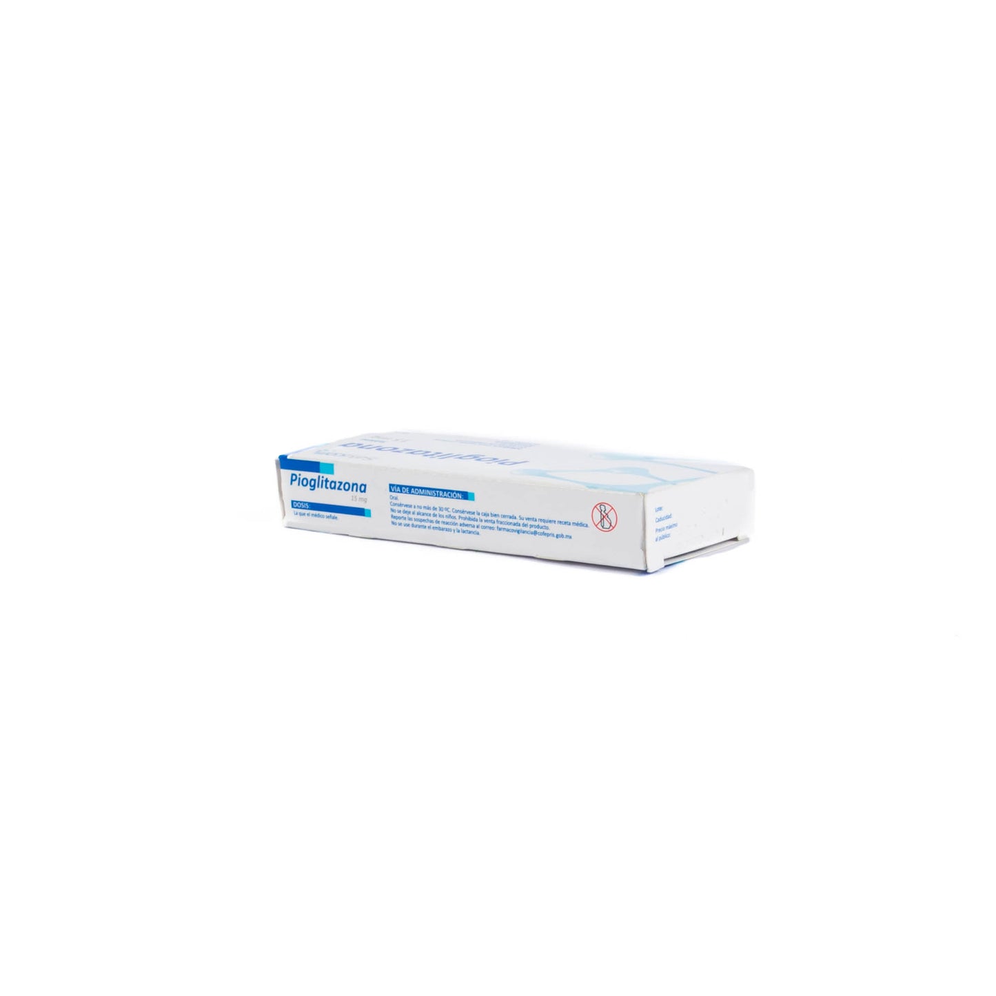Pioglitazona Tabletas 15mg – Control de Glucosa