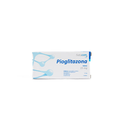 Pioglitazona Tabletas 15mg – Control de Glucosa