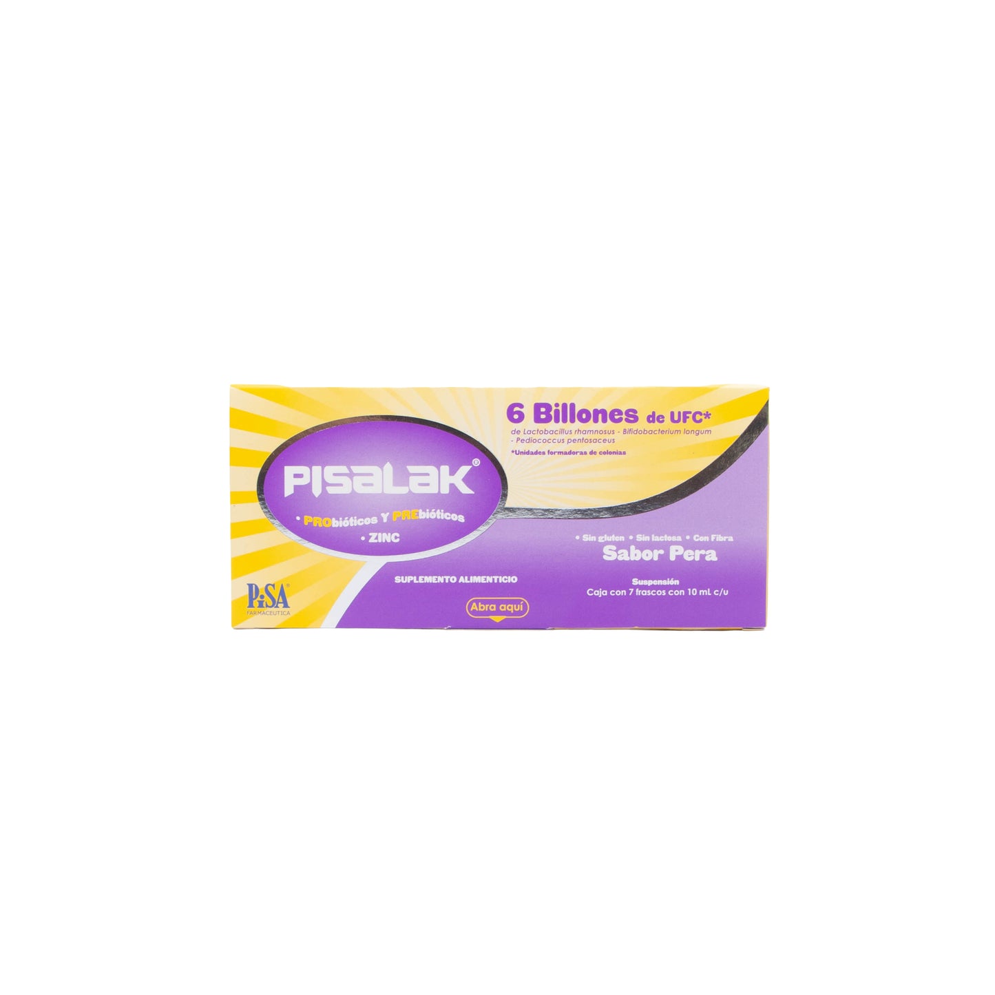 PISALAK 6BILLON UFC ZIN/FIBR Solución – Salud Digestiva