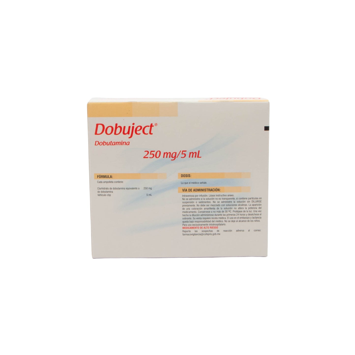 DOBUJECT Solución Inyectable 250mg/5ml – Cardiovascular