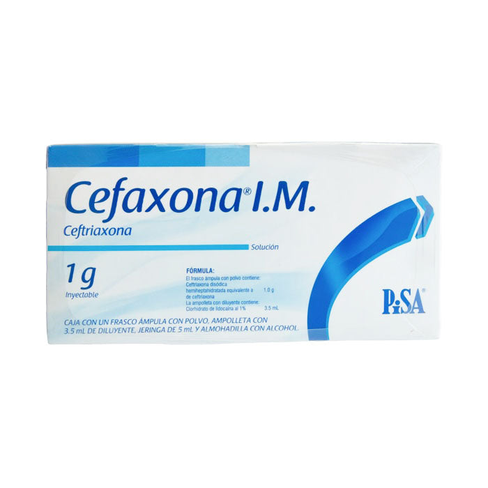 Cefaxona 5 Pack 1G IM Fco Amp – Antibiótico