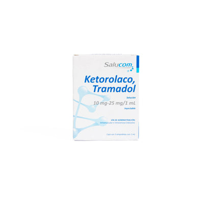 SM Ketorolaco/Tramad 10/25mg Solución Inyectable –