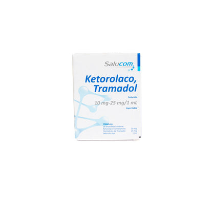 SM Ketorolaco/Tramad 10/25mg Solución Inyectable –