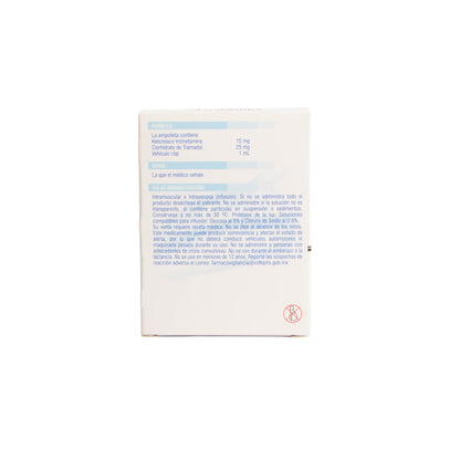 ONEMER-DT Ampollas 10/25mg – Analgésico