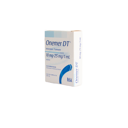 ONEMER-DT Ampollas 10/25mg – Analgésico