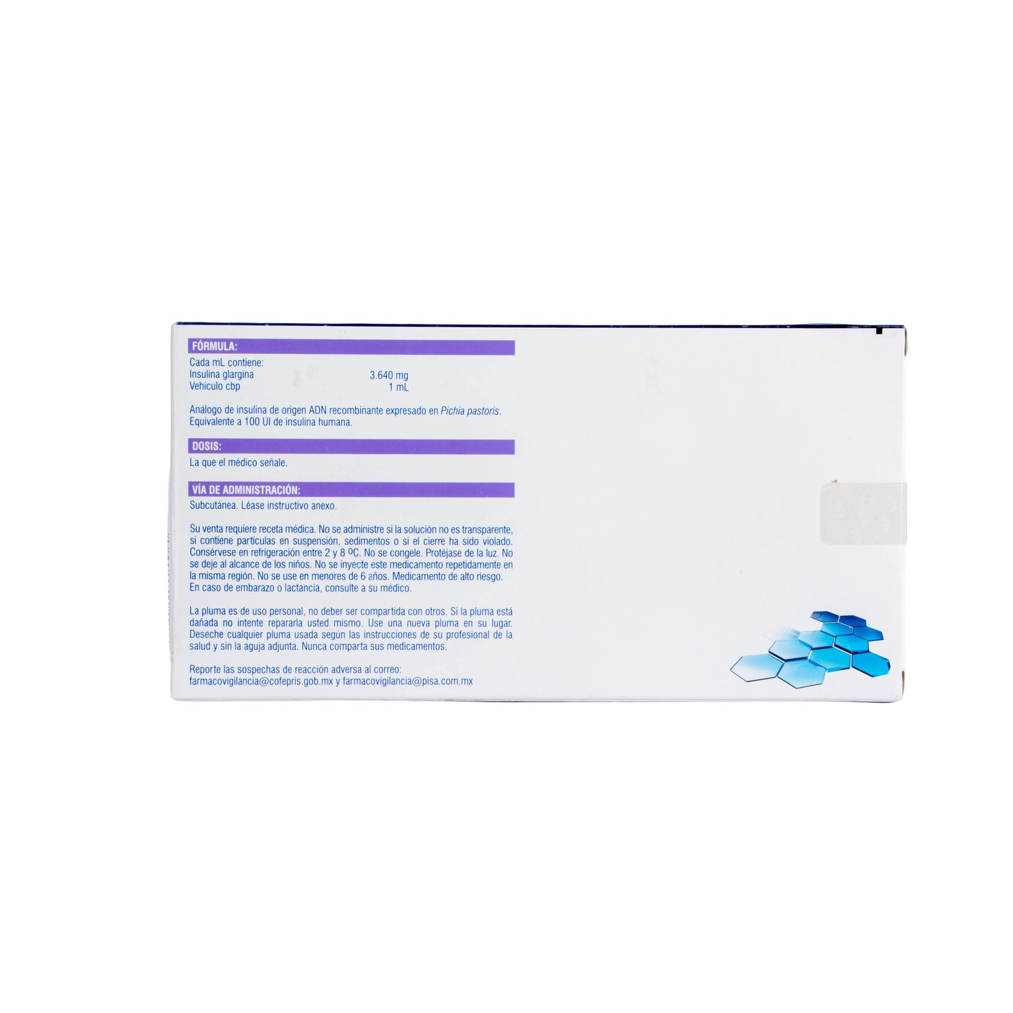 Galactus Solución 100UI/ML – Insulina Glargina