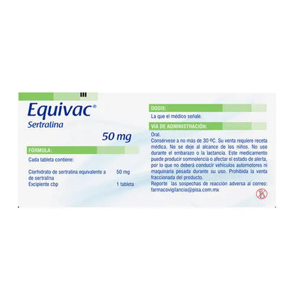 Equivac Tabletas 50mg – Antidepresivo