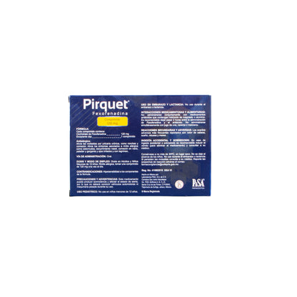 Pirquet 120mg Comp Imag Cubos – Antihistamínico