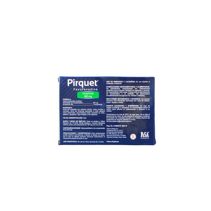 Pirquet 180mg Comp Imag Cubos – Antihistamínico