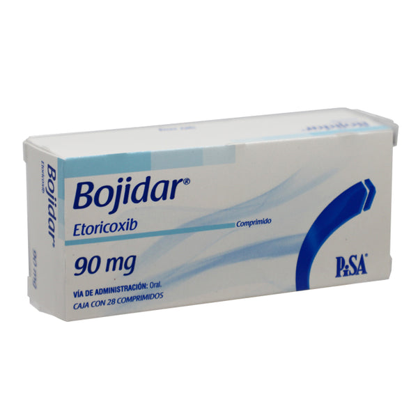 Bojidar 90 mg, Etoricoxib, Caj. C/28 Comp.