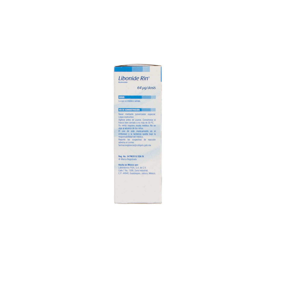 Libonide Rin Aerosol 64mg – Antiinflamatorio Nasal – Farmacia La Paz