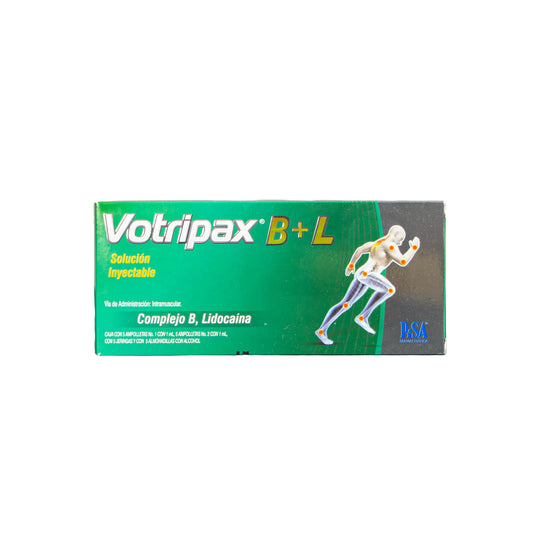 VOTRIPAX B+L Solución Inyectable – Complejo B y Lidocaína