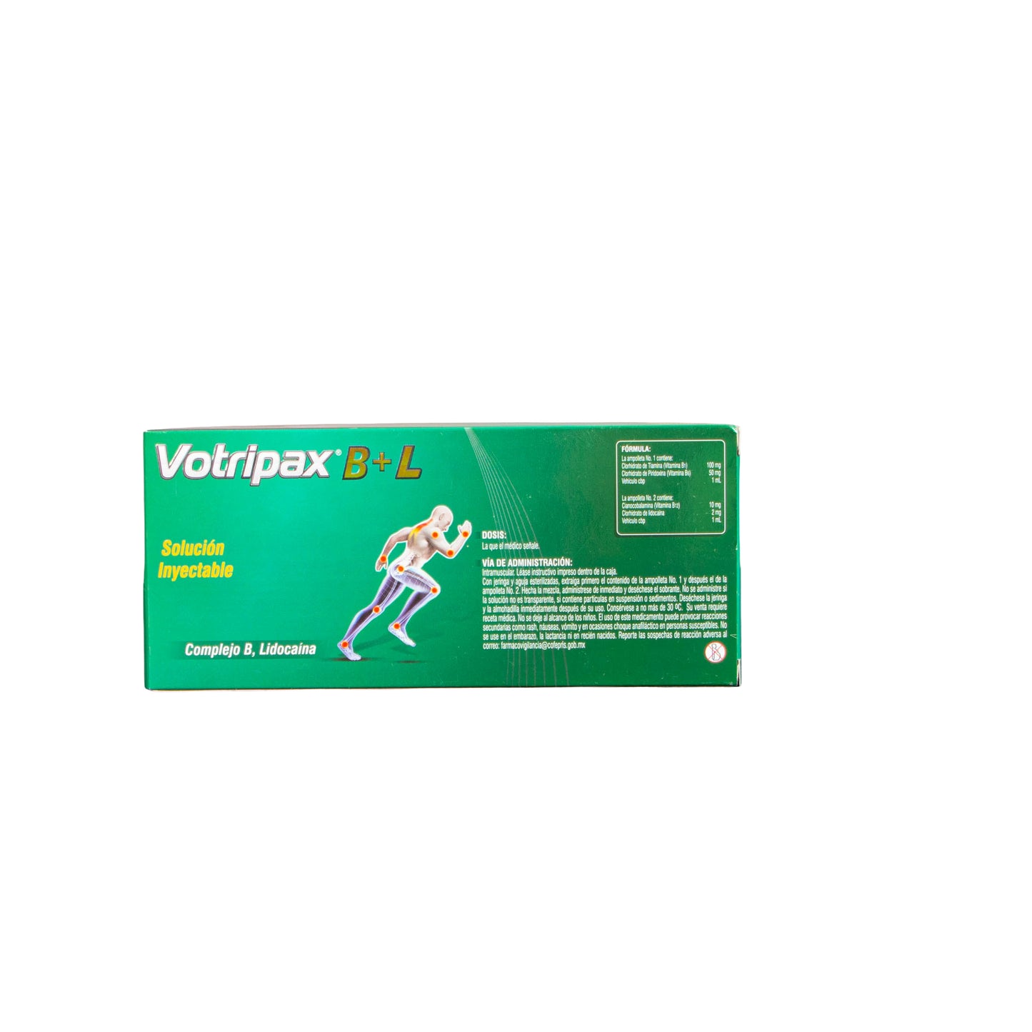VOTRIPAX B+L Solución Inyectable – Complejo B y Lidocaína