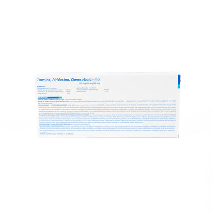 SM Complejo B/Lidocaína Solución Inyectable – Alivio Dolor