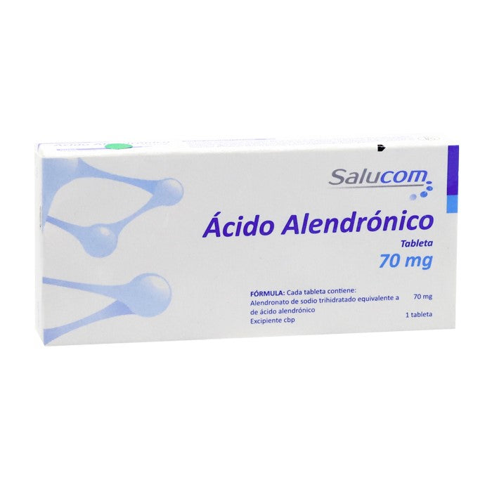 Ácido Alendrónico 70 Mg, Caj. C/4 Tab.