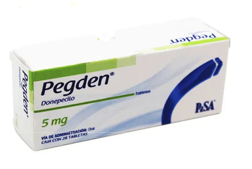 Pegden 5 Mg, Donepezilo Caj. C/28 Tab.