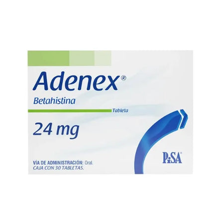 Adenex 24 mg Tabletas – Tratamiento de Vértigo