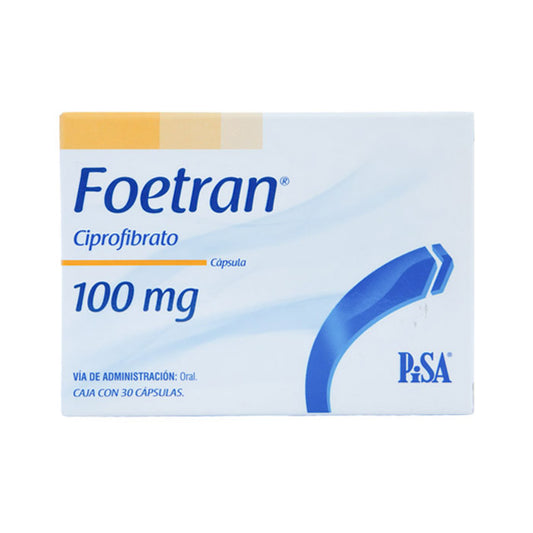 Foetran Cápsulas 100mg – Control de Lípidos