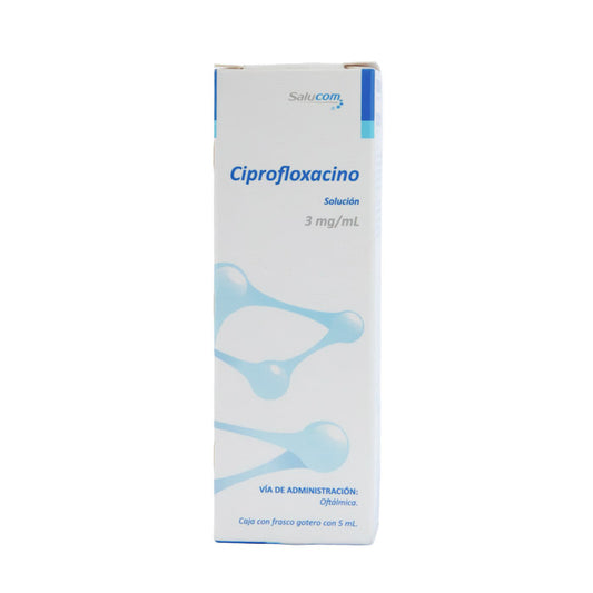 SM Ciprofloxacino Solución Oftálmica 0.3% – Antibiótico
