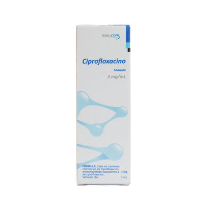 SM Ciprofloxacino Solución Oftálmica 0.3% – Antibiótico