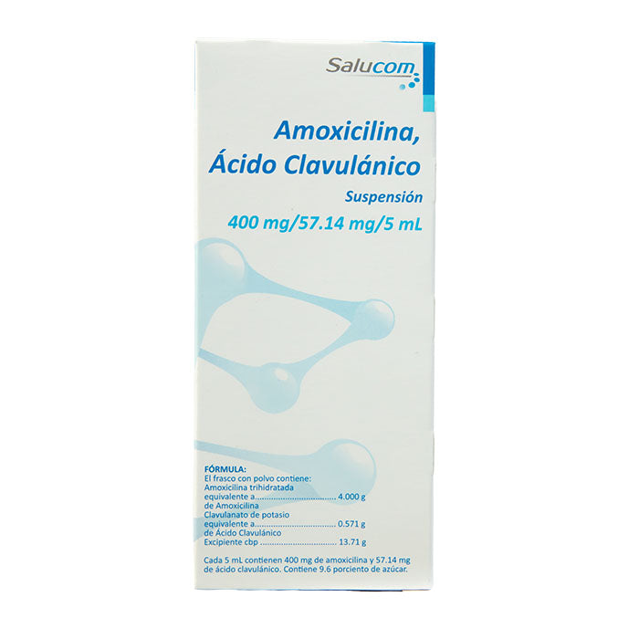 SM AMOXI/CLAV Suspensión 400mg/57.14mg – Antibiótico