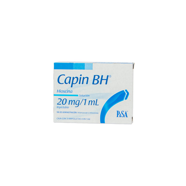 CAPIN BH S.I. Solución Inyectable 20mg/ml – Antiespasmódico