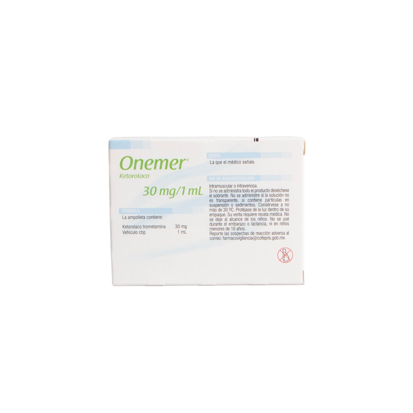 ONEMER Solución Inyectable 30mg/ml – Analgésico