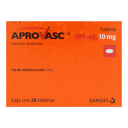 Aprovasc 300 mg/10 mg Caja con 28 Tabletas