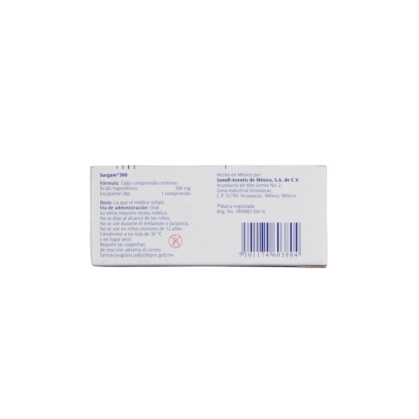 SURGAM Tabletas 300 mg – Antiinflamatorio