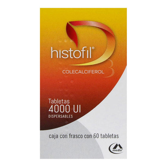 Histofil 4000 UI Caja con 60 Tabletas de Histidina
