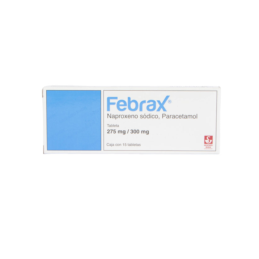 Febrax Tabletas 300 mg – Analgésico y Antiinflamatorio – Farmacia La Paz