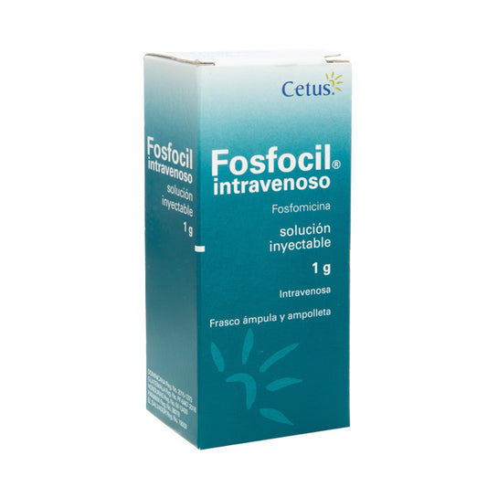 Fosfocil 1 gr, Fosfomicina, Caj. c/1 Ámp.