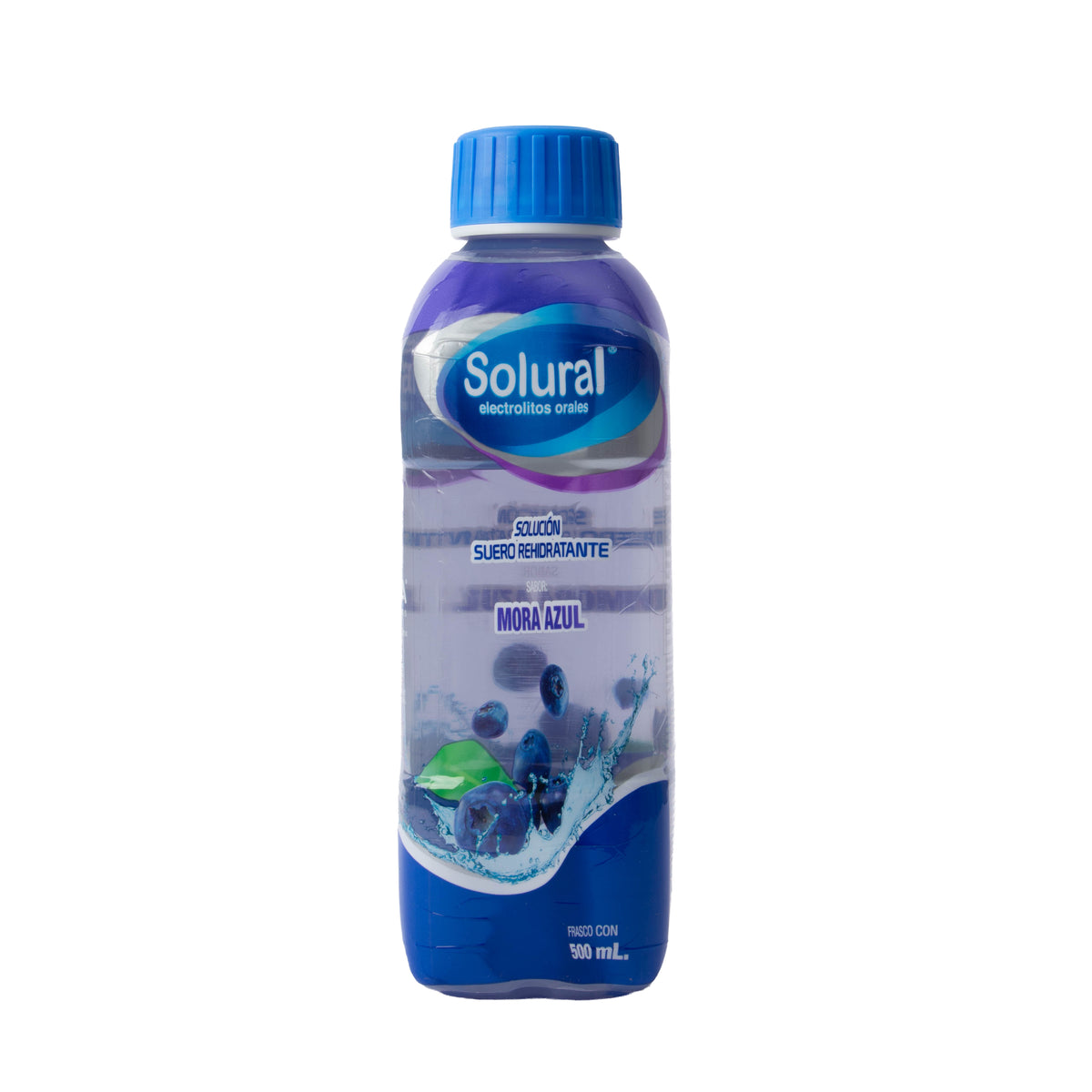 Solural Mora Azul Solución 500ml – Hidratación Oral – Farmacia La Paz