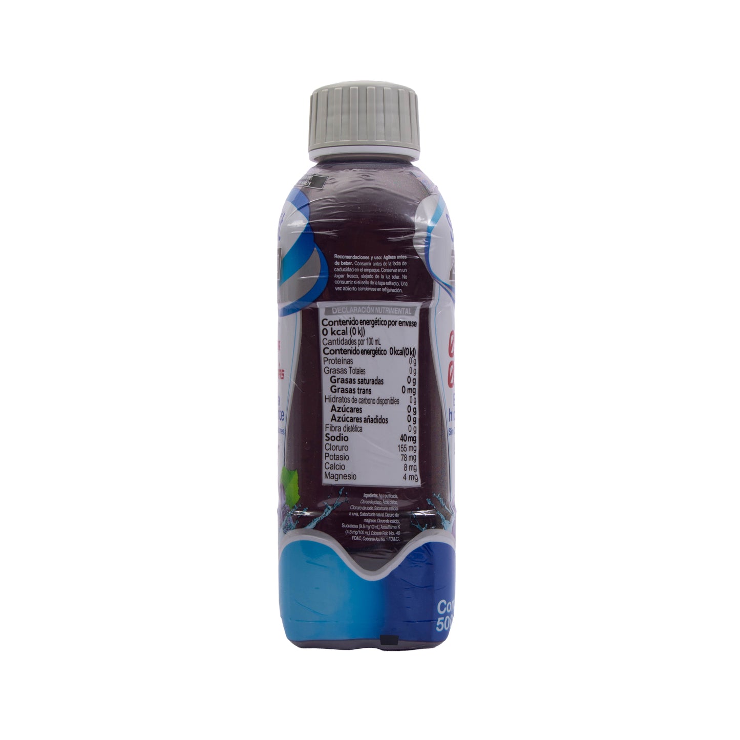 Solufit Zero Uva 500 ml – Hidratación Oral