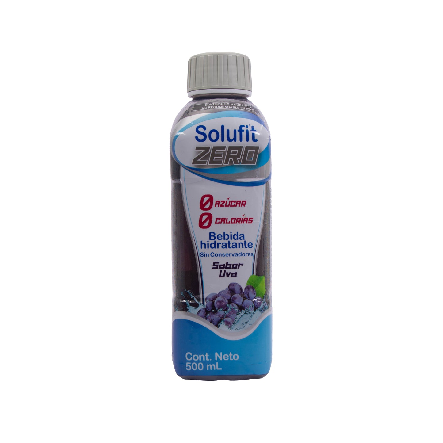 Solufit Zero Uva 500 ml – Hidratación Oral