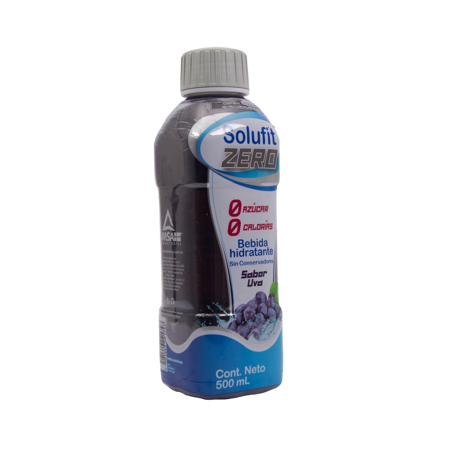 Solufit Zero Uva 500 ml – Hidratación Oral