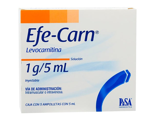 EFE-CARN Solución Inyectable 1g/5ml – Suplemento Energético